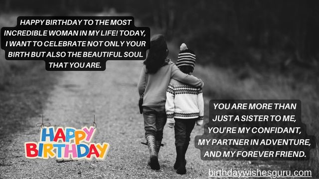 Happy Birthday Wishes for Sister