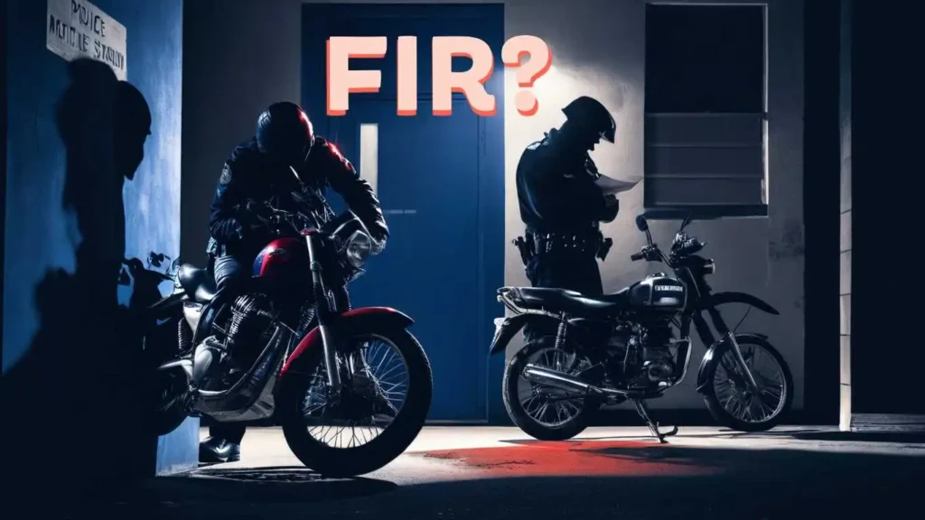 Bike Chori Ki Application in Hindi