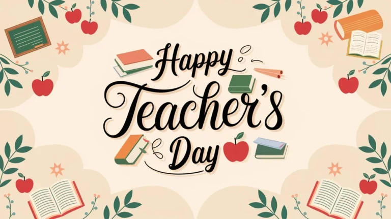 Happy Teachers Day Card Easy