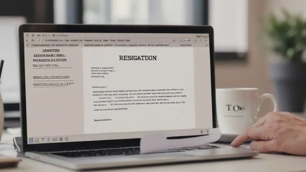 Resignation Letter Format in Hindi