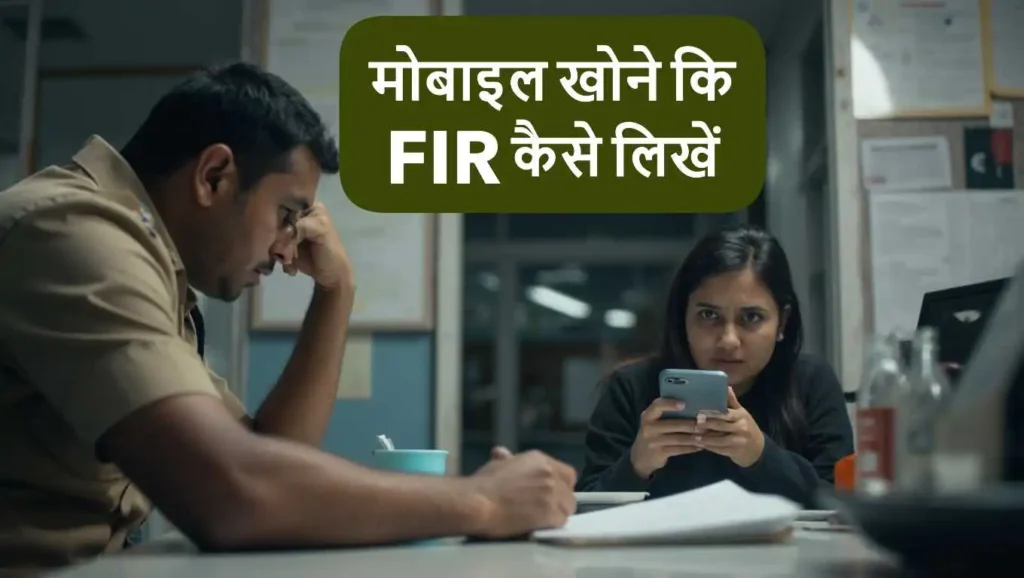 write fir for lost mobile