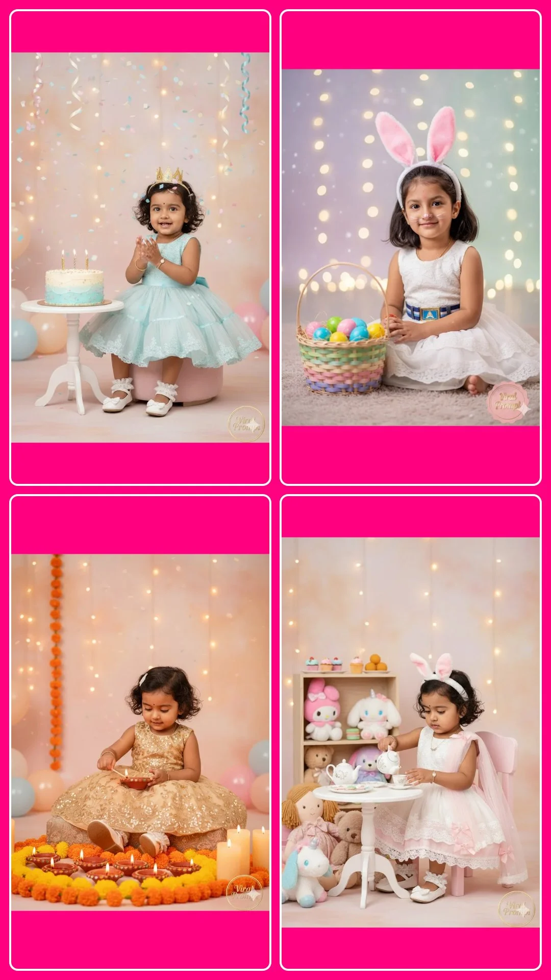 5 Beautiful Kids Photo Editing Prompt Gemini