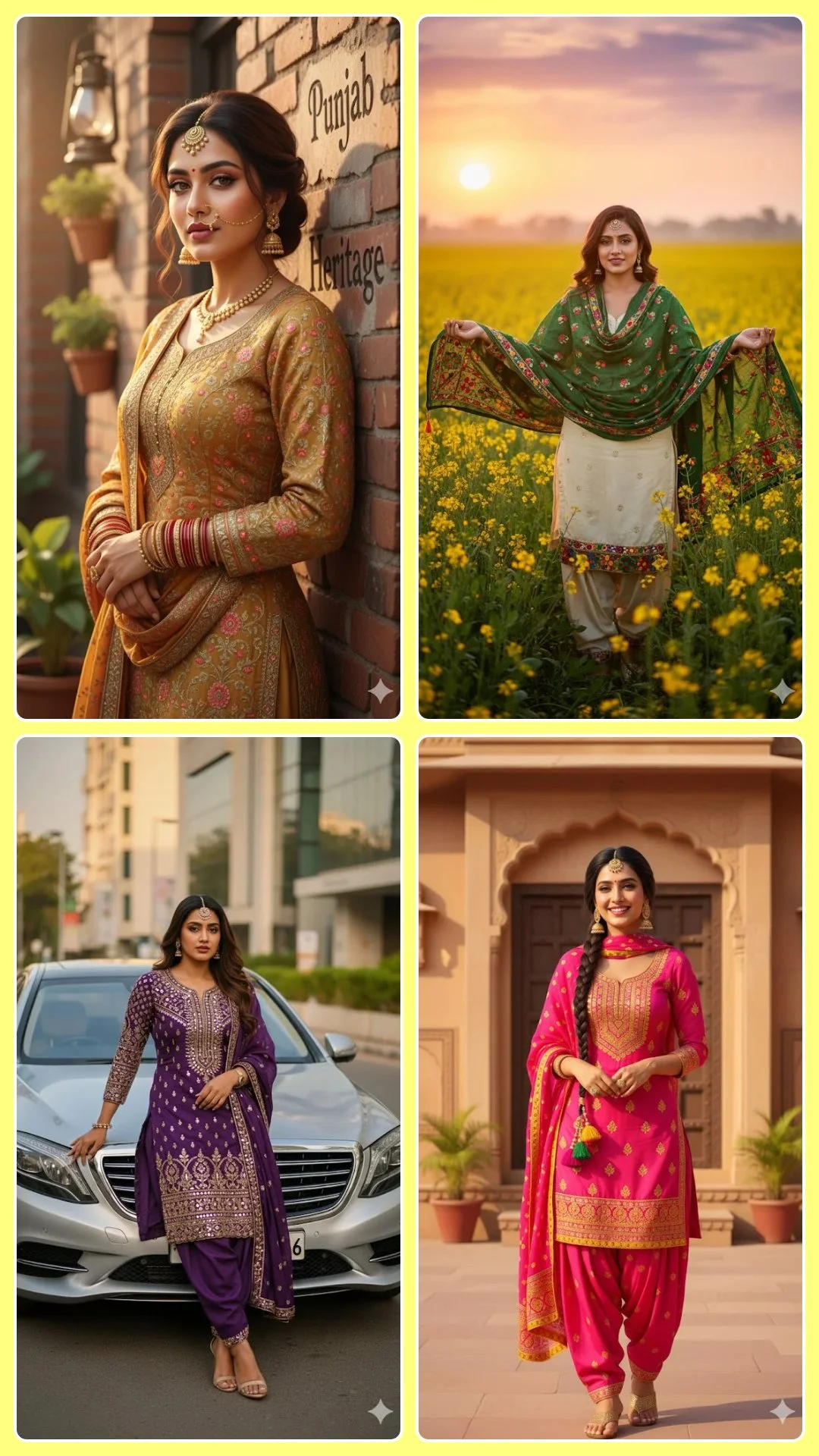 5 Punjabi Queen Look Prompt For Gemini